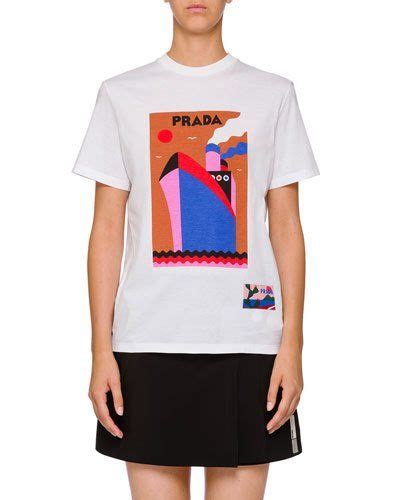 Prada Women's Graphic Tees & Tanks .